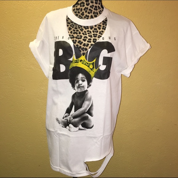 Notorious BIG custom Tshirt/Tshirt dress👑 - Picture 1 of 3